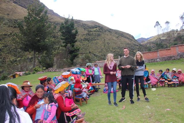 Three great volunteers at Pampacorral.