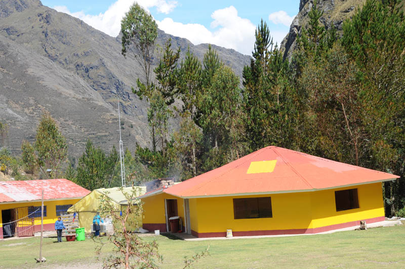 completed kitchen hall at Pampacorral Fall 2015